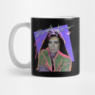 DANIELA ROMO 80S RETRO STYLE BLACK BACK Mug